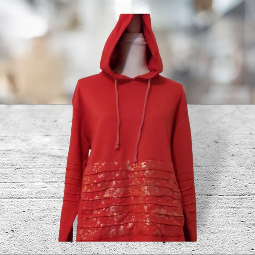 Cr-24 street official hoodie size XL red and gold